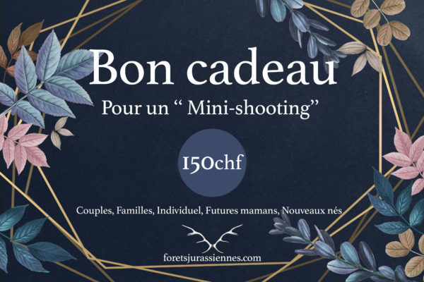 Bon cadeau pour un "Mini-shooting"