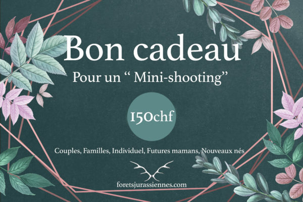 Bon cadeau pour un "Mini-shooting"